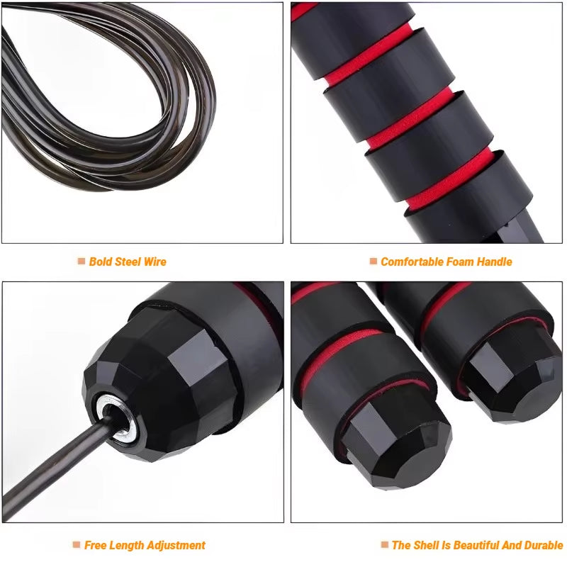 Tangle Free Steel Wire Jump Rope