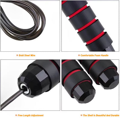 Tangle Free Steel Wire Jump Rope
