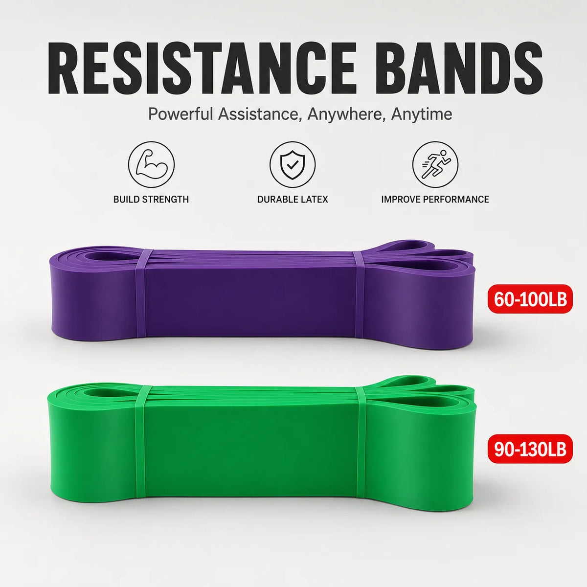 5-120lbs Fitness Resistance Band 