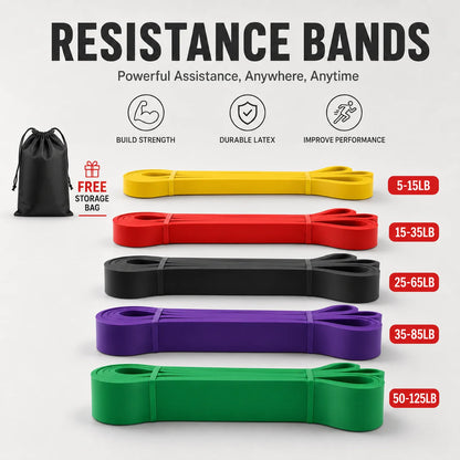 5-120lbs Fitness Resistance Band 