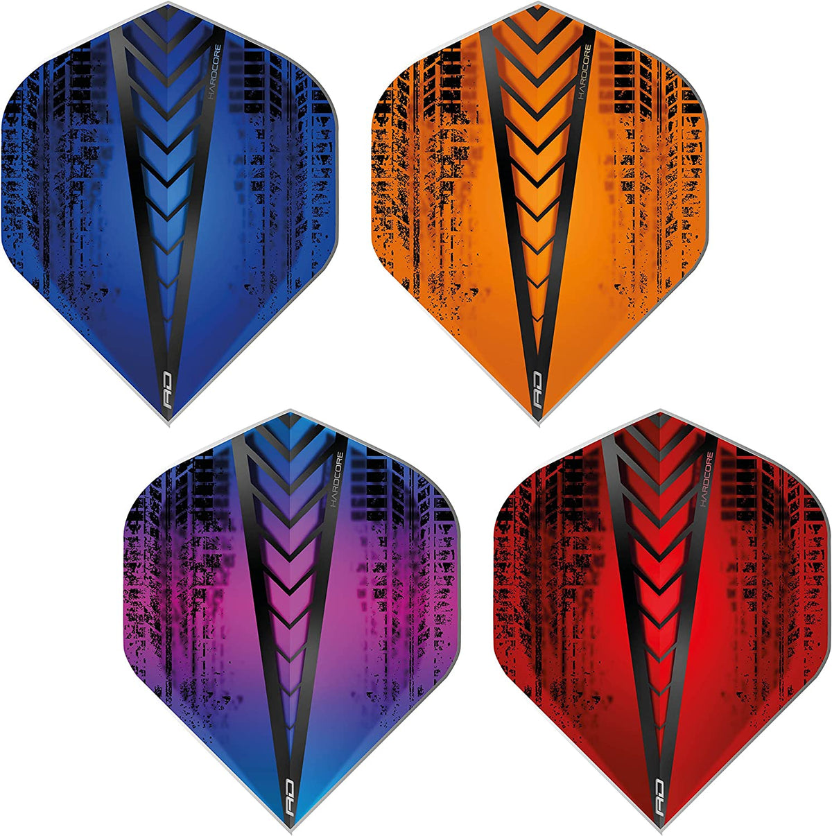 Extra Thick Standard Dart Flights - Hardcore Selection Pack