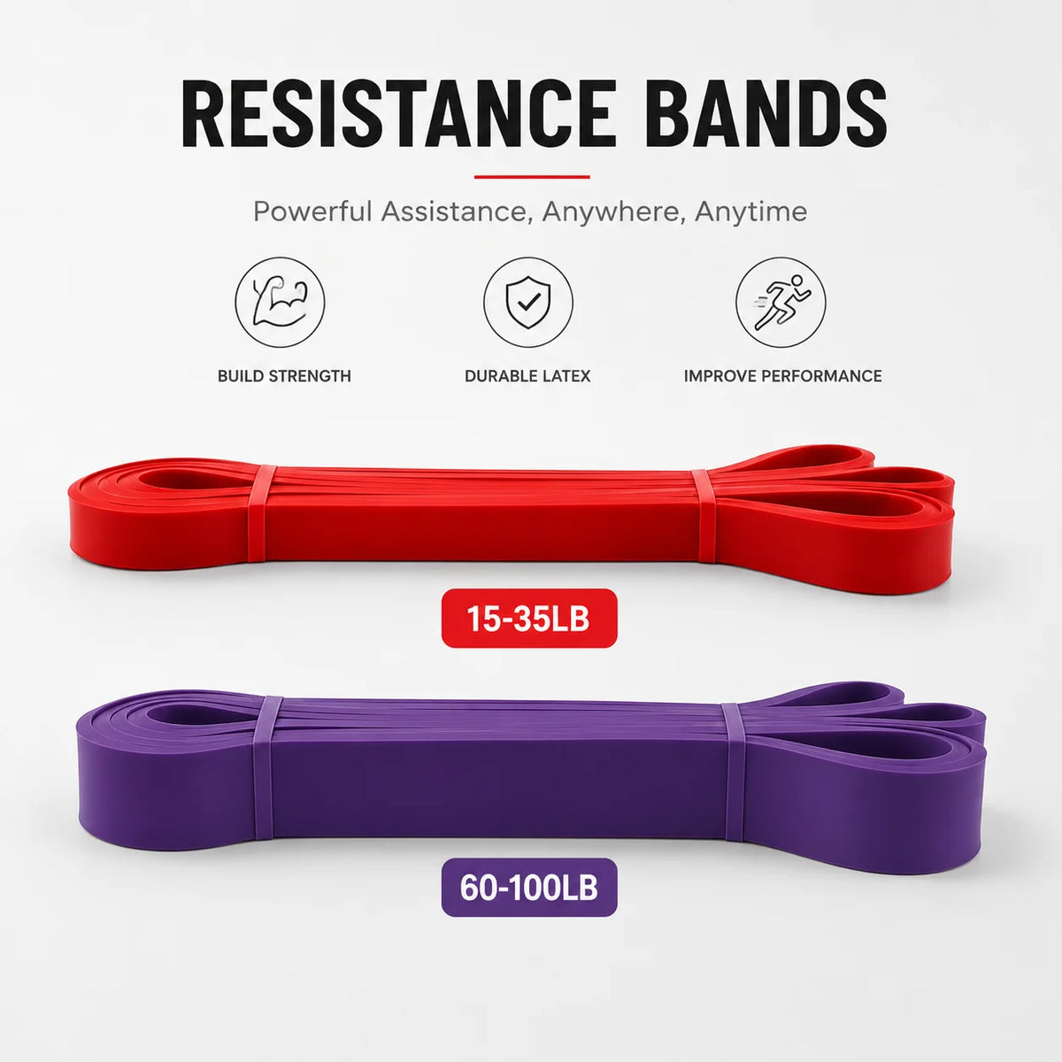 5-120lbs Fitness Resistance Band 