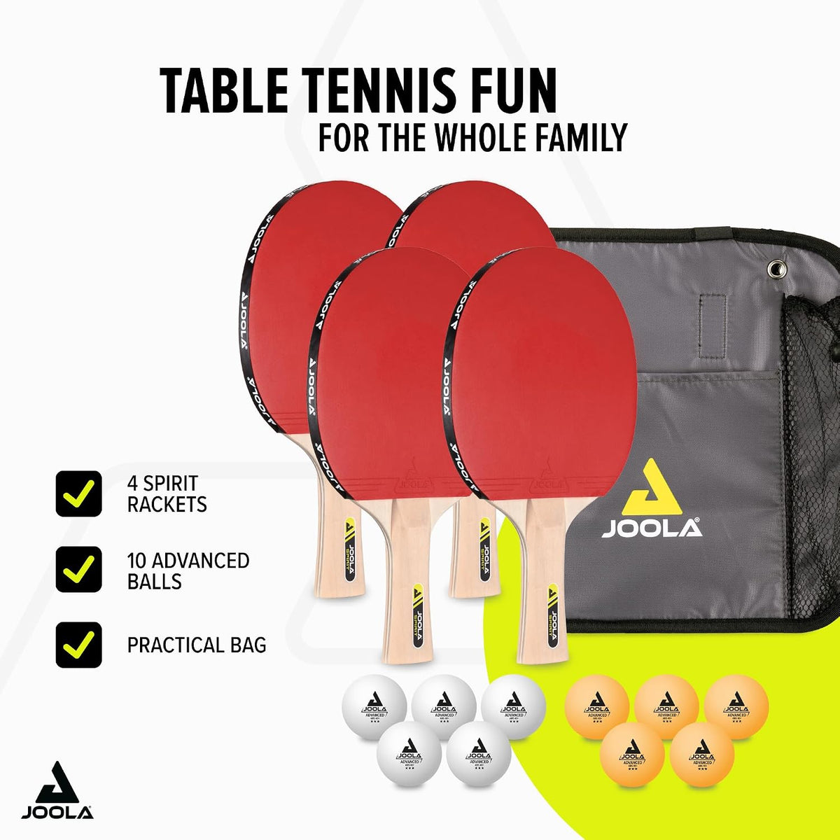 4 Person Table Tennis Set
