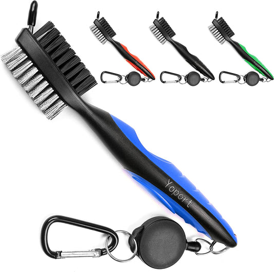 Retractable Golf Club Groove Brush & Cleaner
