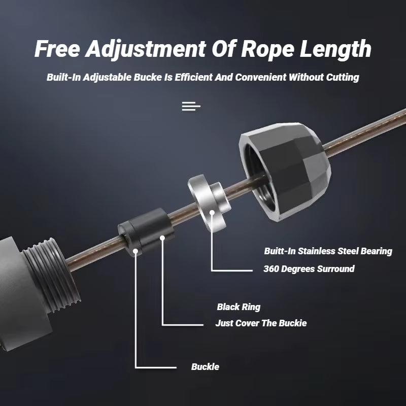 Tangle Free Steel Wire Jump Rope