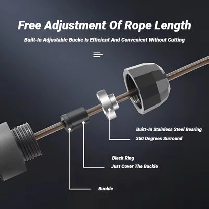 Tangle Free Steel Wire Jump Rope