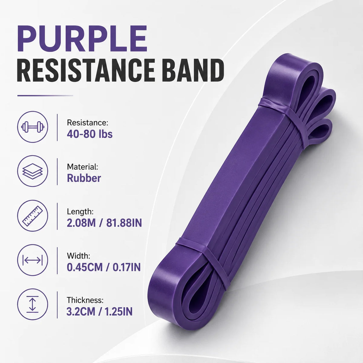 5-120lbs Fitness Resistance Band 