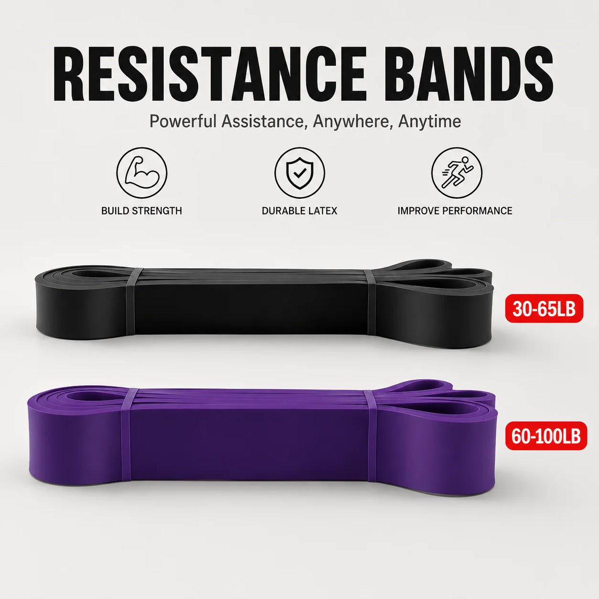 5-120lbs Fitness Resistance Band 