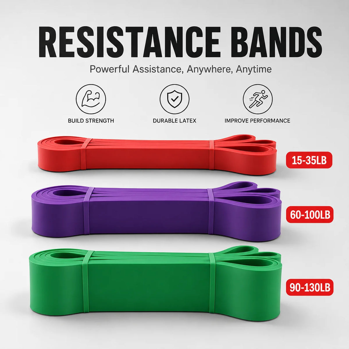 5-120lbs Fitness Resistance Band 